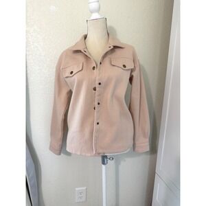 Camellia‎ Women's Fleece Shacket, Size Small